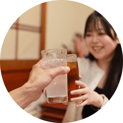 乾杯の様子